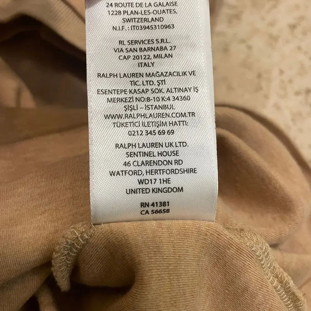 Polo Ralph Lauren XXL Classic Fit Polo Shirt | Tan Heather Cotton
